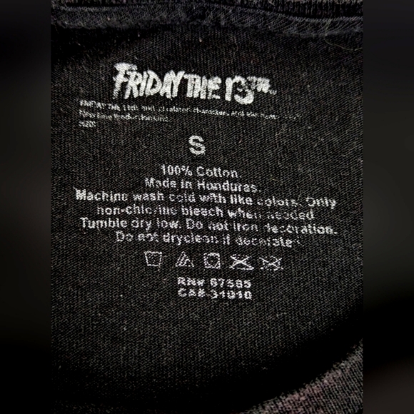 Camp Crystal Lake Enjoy Nature  Long Sleeve Tee Small - Picture 2 of 13